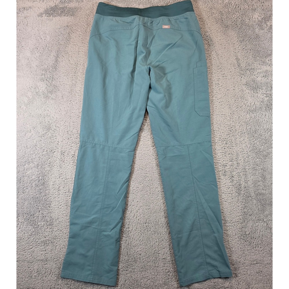 FIGS Livingston Scrub Pants Women Small Tall Lot of 2 Green Teal Straight Leg - Picture 13 of 16